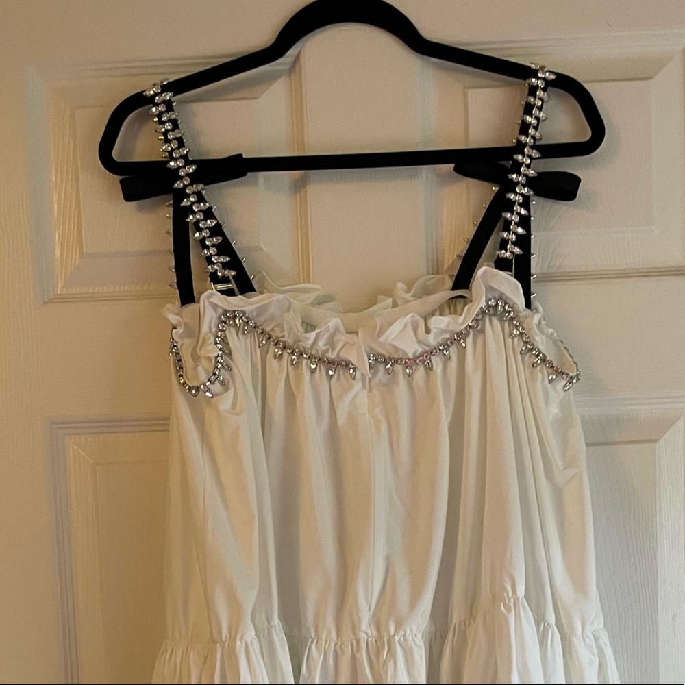 White Dress - Bridal, shower, reception dress, engagement, bachelorette - Picture 4 of 5